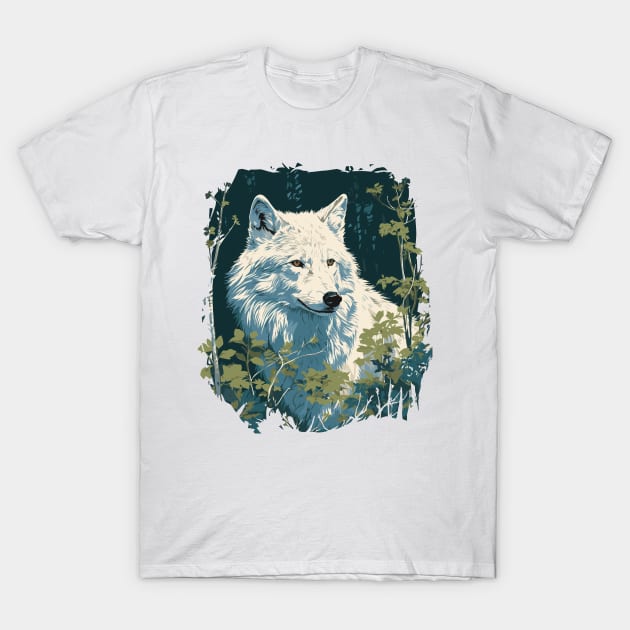 White Wolf T-Shirt by Yopi